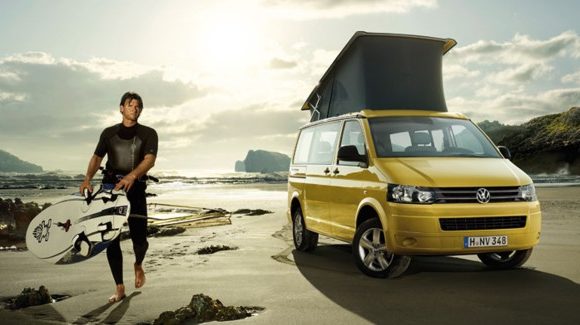 2012 VW California Beach front three quarter surf