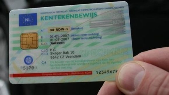 kentekenbewijs