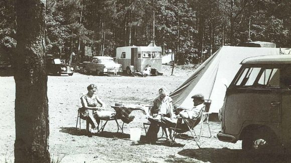 Kamperen in de jaren 60 op Camping Bakkum