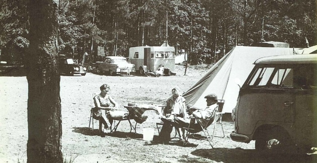 Kamperen in de jaren 60 op Camping Bakkum