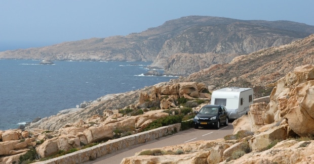 Kustweg op Corsica