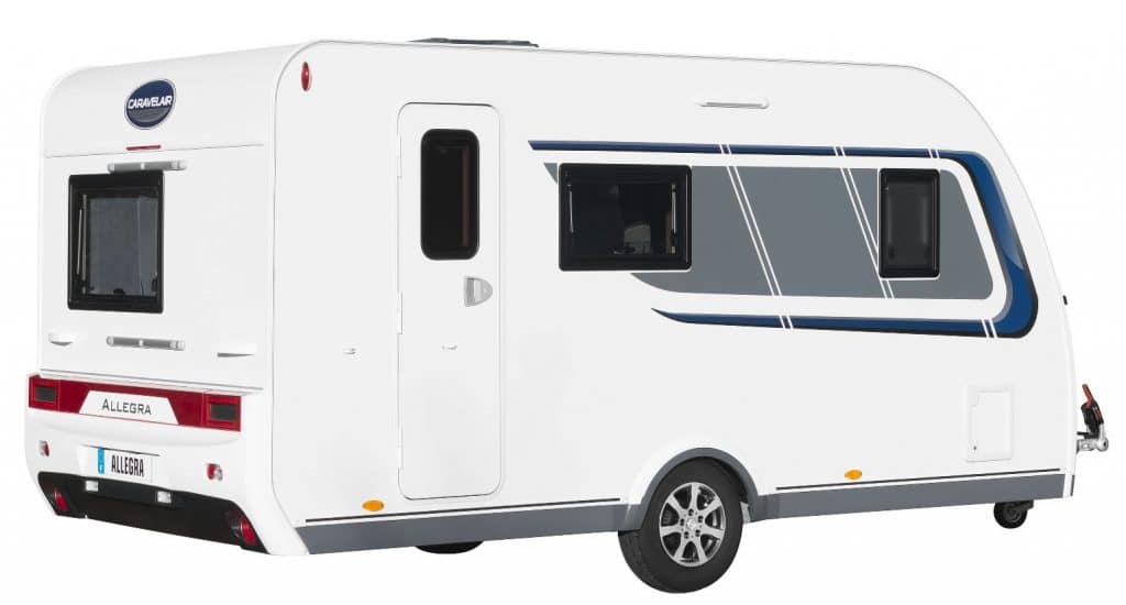 Caravelair Allegra 420 Exterieur achterzijde