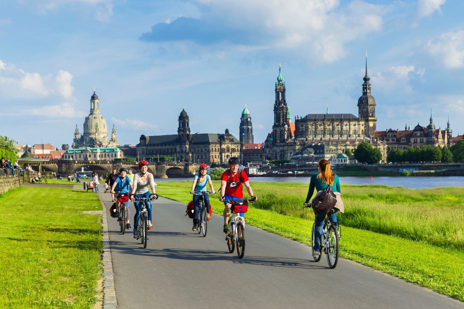 Fietsroutes Elberadweg Dresden