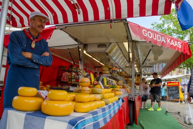 Kamperen in Gouda