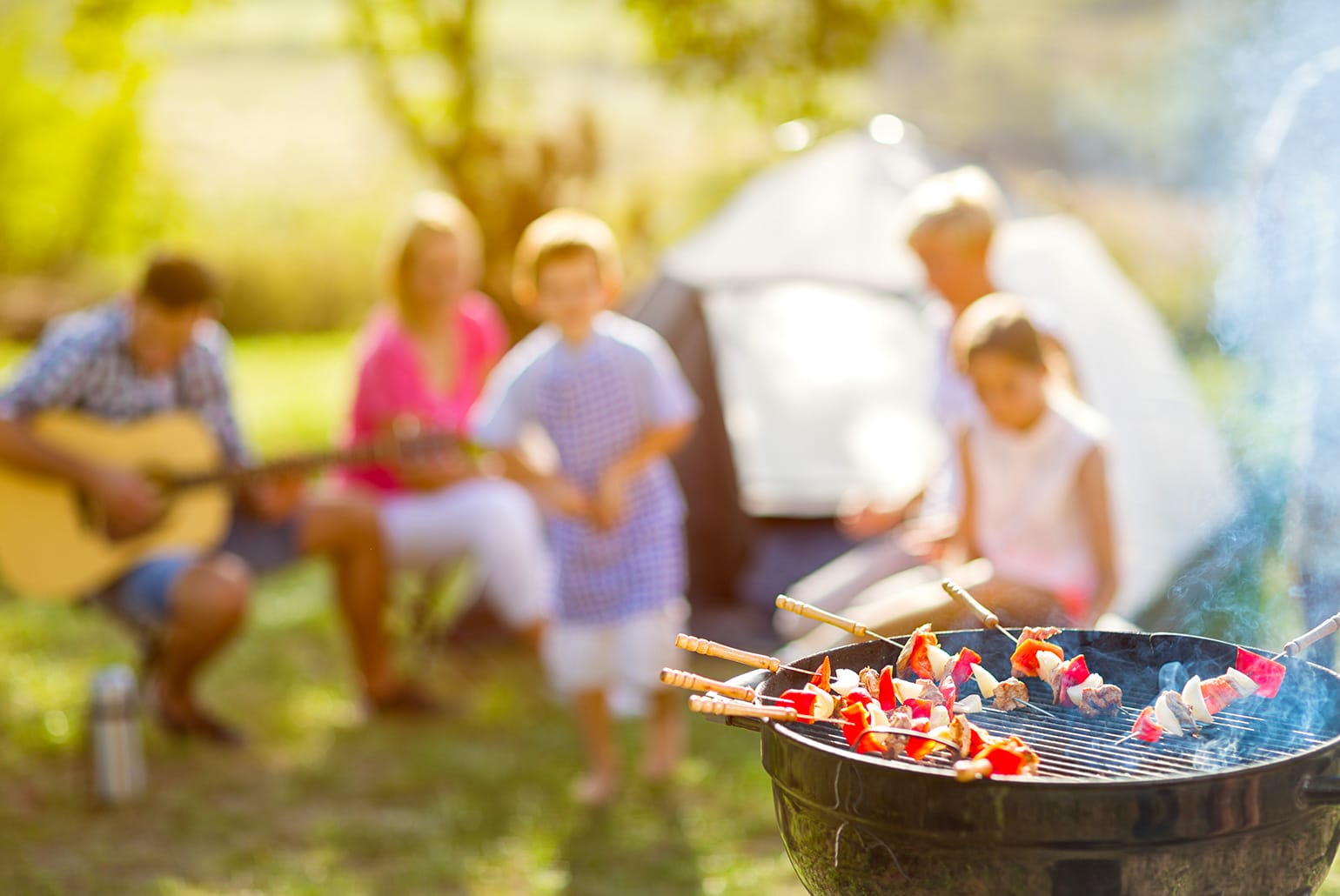 grillen op de camping