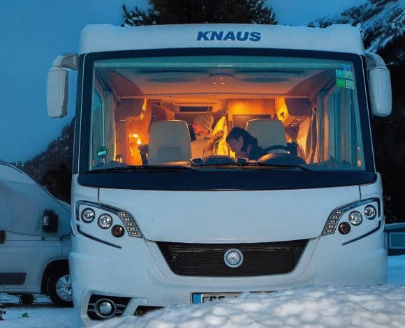 Winterkamperen camper