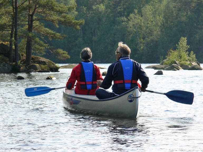 Kamperen in relaxed Zweden
