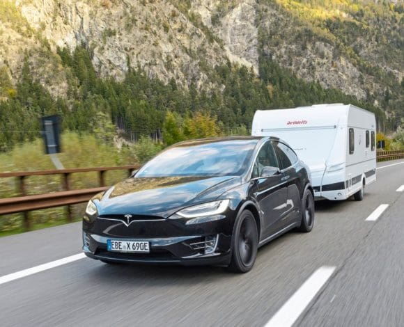 elektrische trekauto_Tesla Model X_Dolomieten
