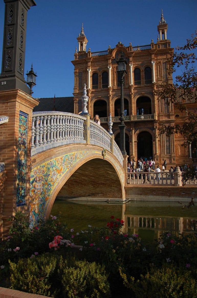 Piet Perry was in Sevilla en maakte deze fraaie foto op het Plaza de España