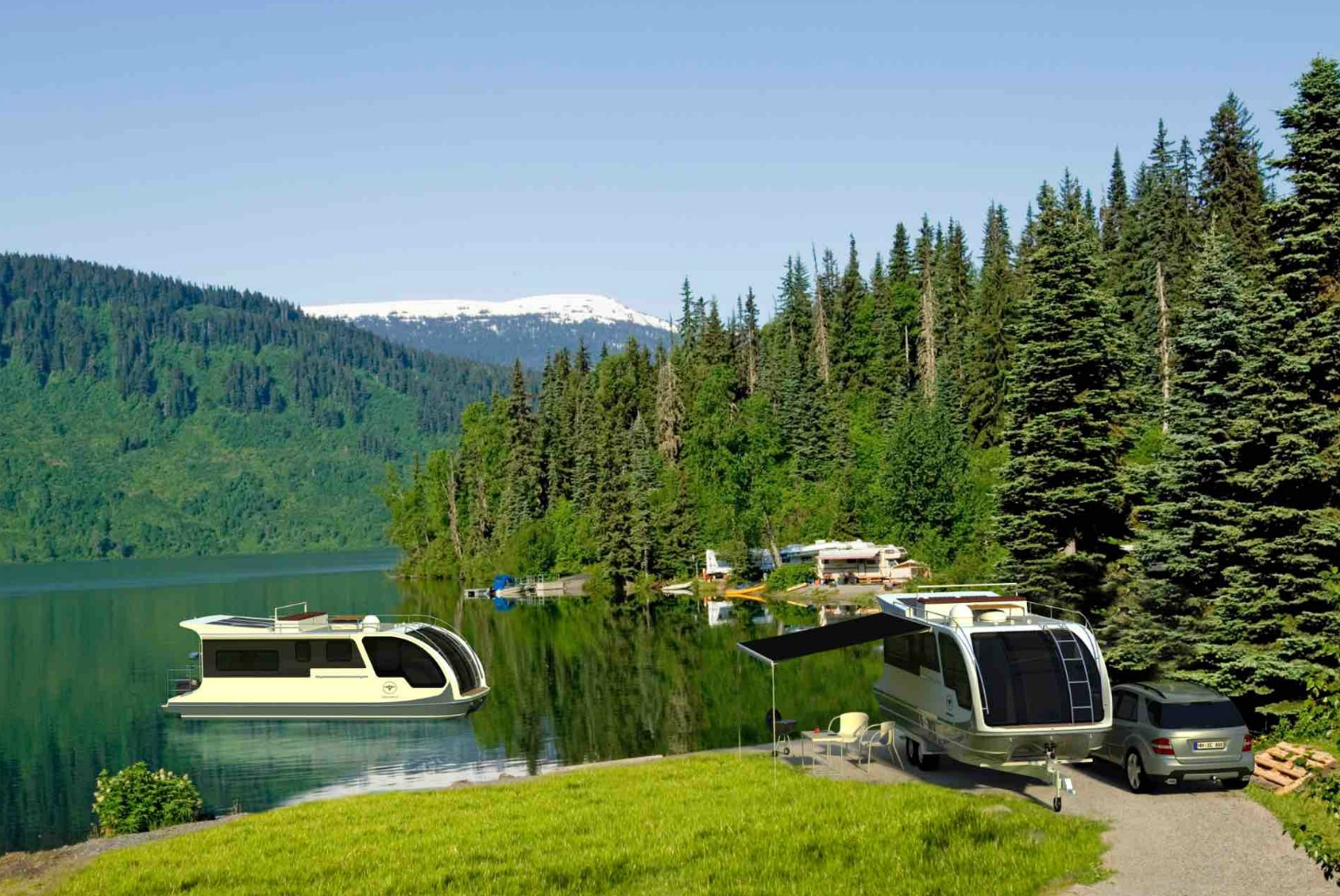 Caravanboat