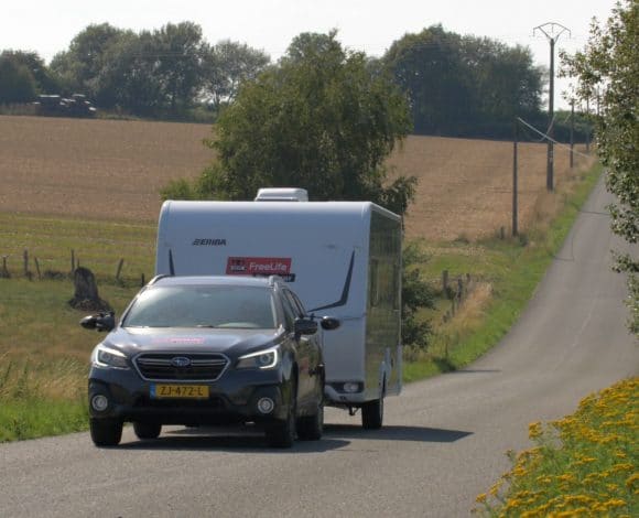 Actievelingen onderweg naar de volgende camping