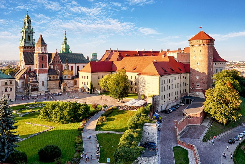 Krakow Wawel kasteel