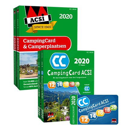 cadeau abonnement acsi campingcard camperplaatsen combi abonnement 2020 2
