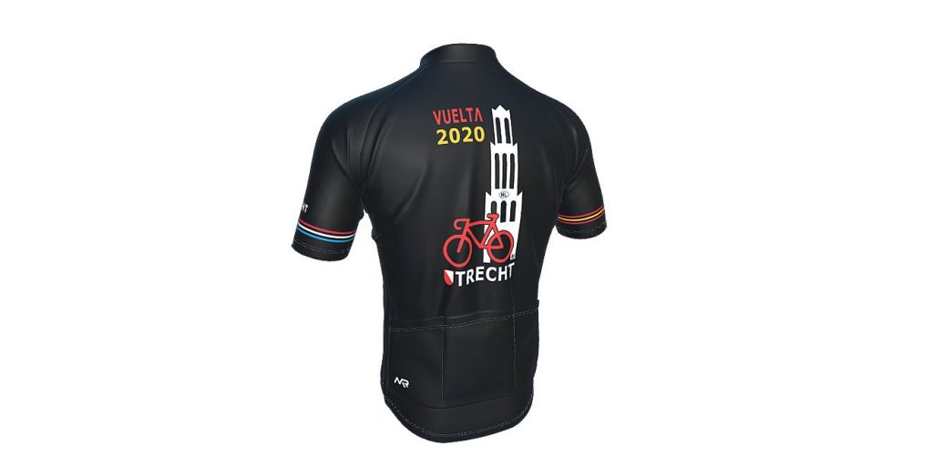 Vuelta 2020 Utrecht Cycling Shirt - Achterkant - Design Martin Minjon Registered Trademark