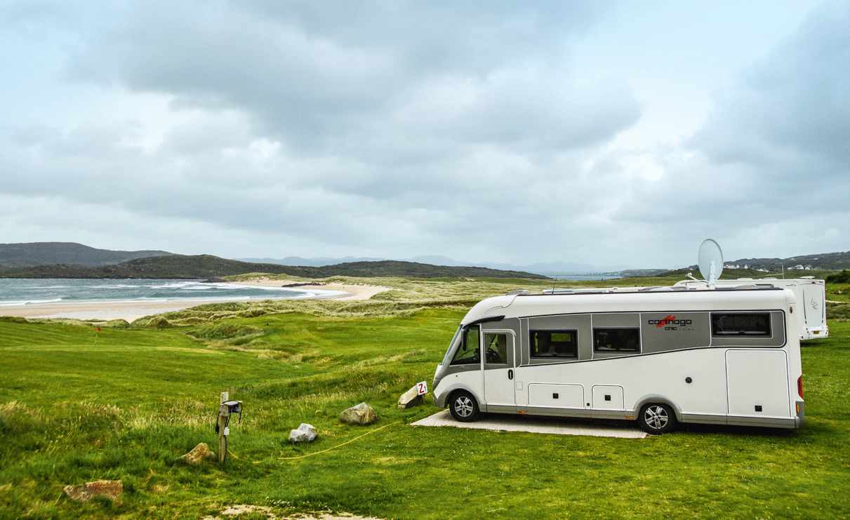 Ierland_camper_Camping Rosguill Holiday Park