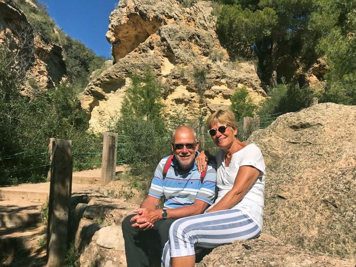 Carla en Kees overwinteren in Spanje