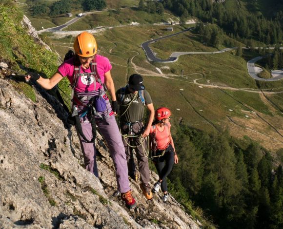 via ferrata Dolomieten