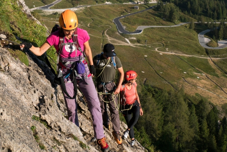 via ferrata Dolomieten