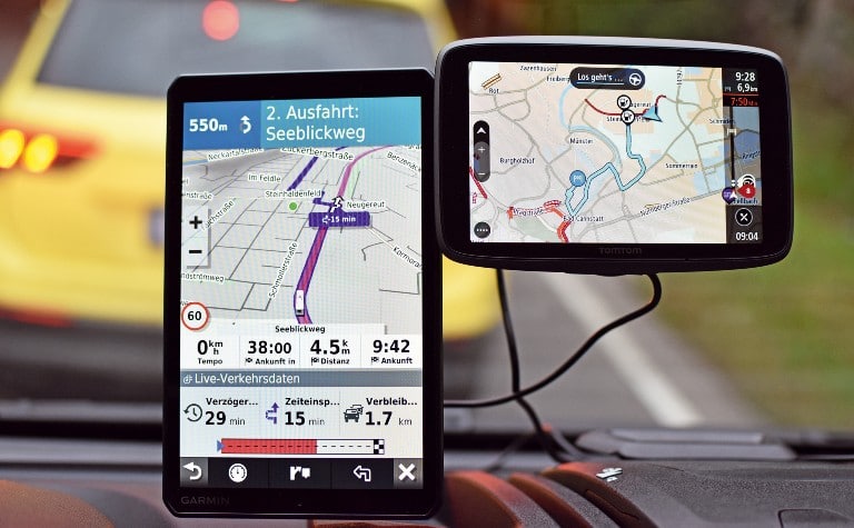 TomTom Go Camper en Garmin Camper 890