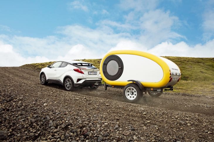 Mink Camper kamperen in IJsland