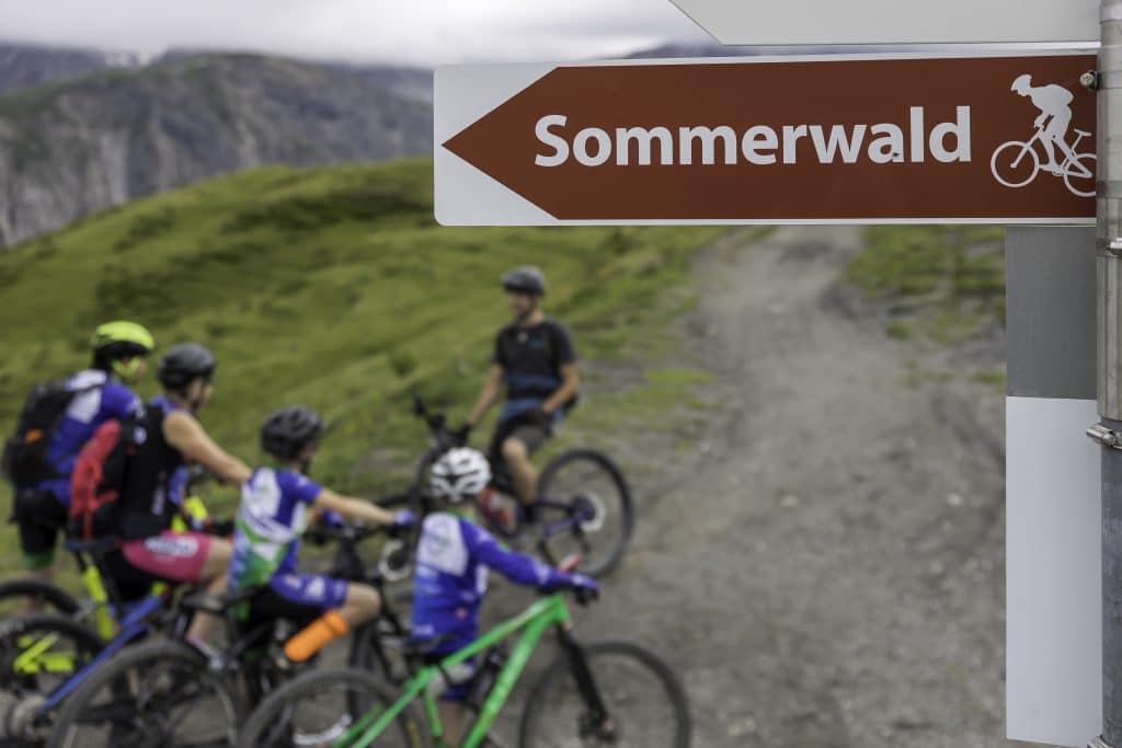 Lenk im Simmental mountainbiken