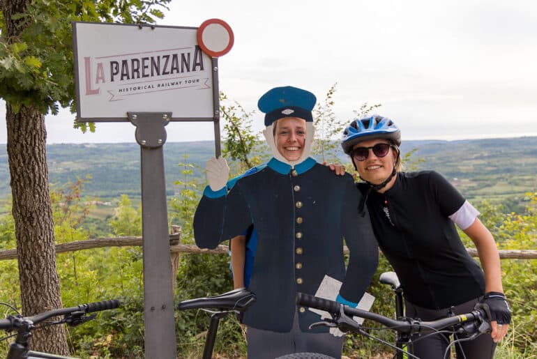 Parenzana-route in Istrië