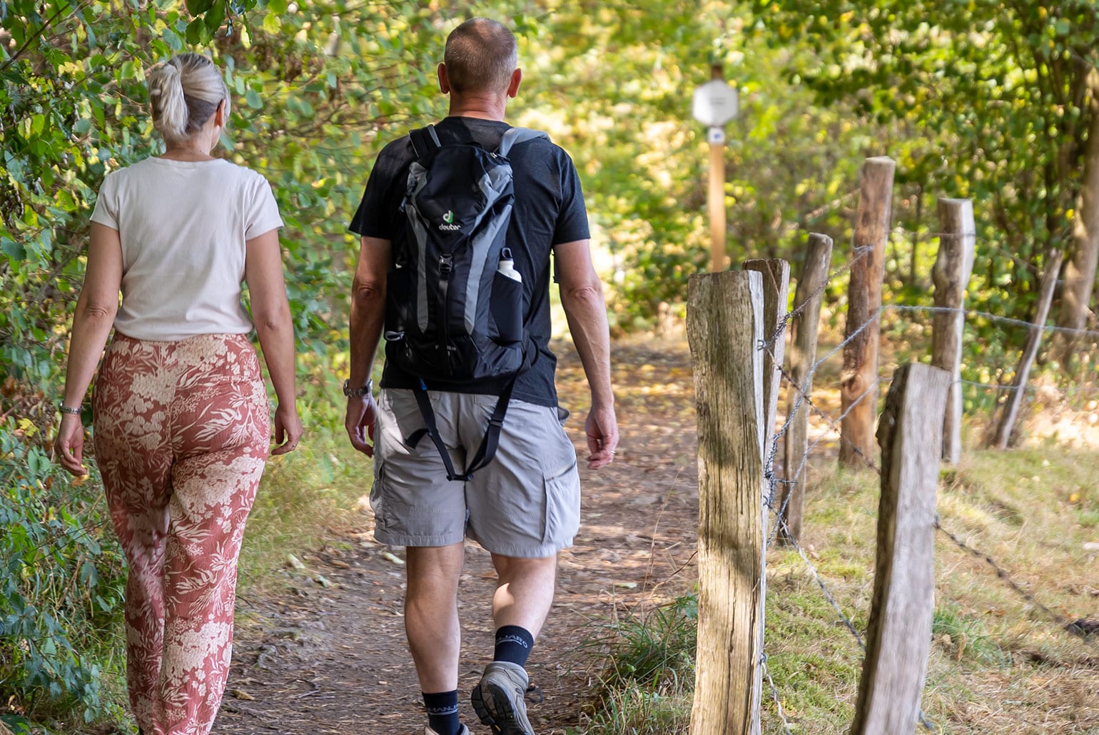 Wandelen naar uitzichtpunt Rocher de Falize