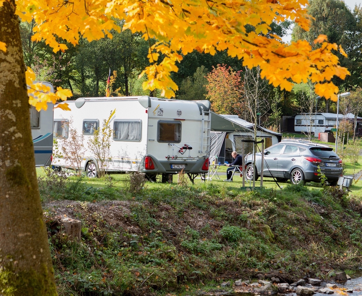 Kamperen in de herfst