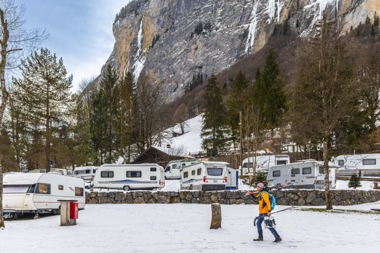 Winterkamperen Berner Oberland_camping Jungfrau