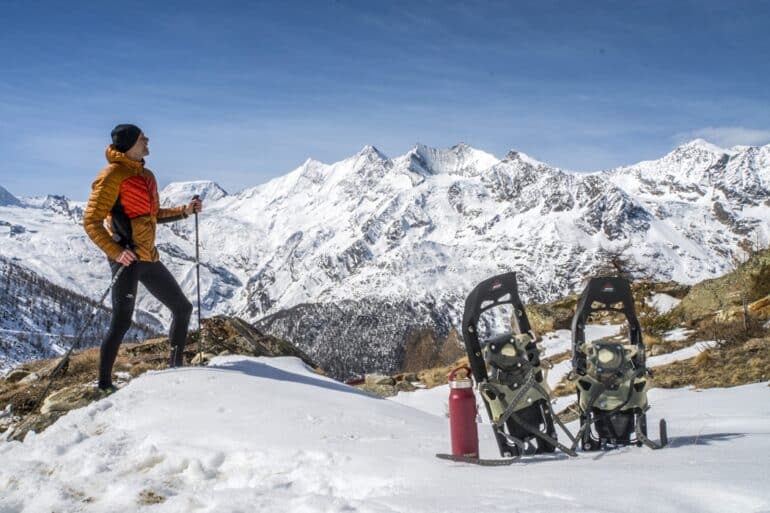 Saas-Fee_sneeuwschoenwandelen