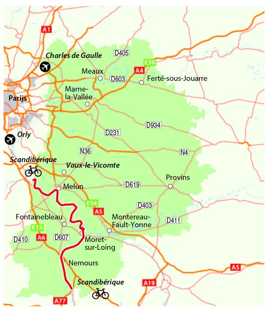 Seine et Marne map