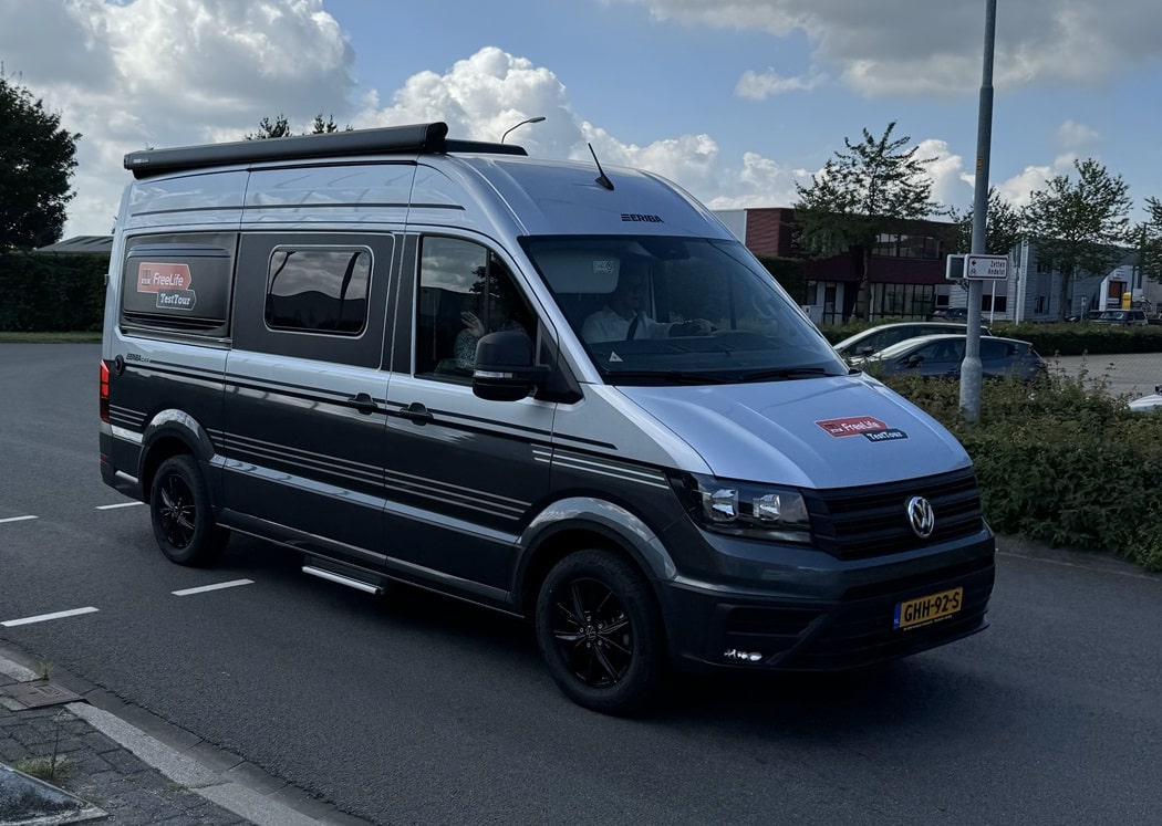 Eriba Car_TestTour Denemarken_rijdend