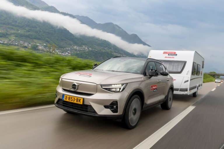 Test: e-Caravantrekken met de Volvo EX40 | ACSI FreeLife
