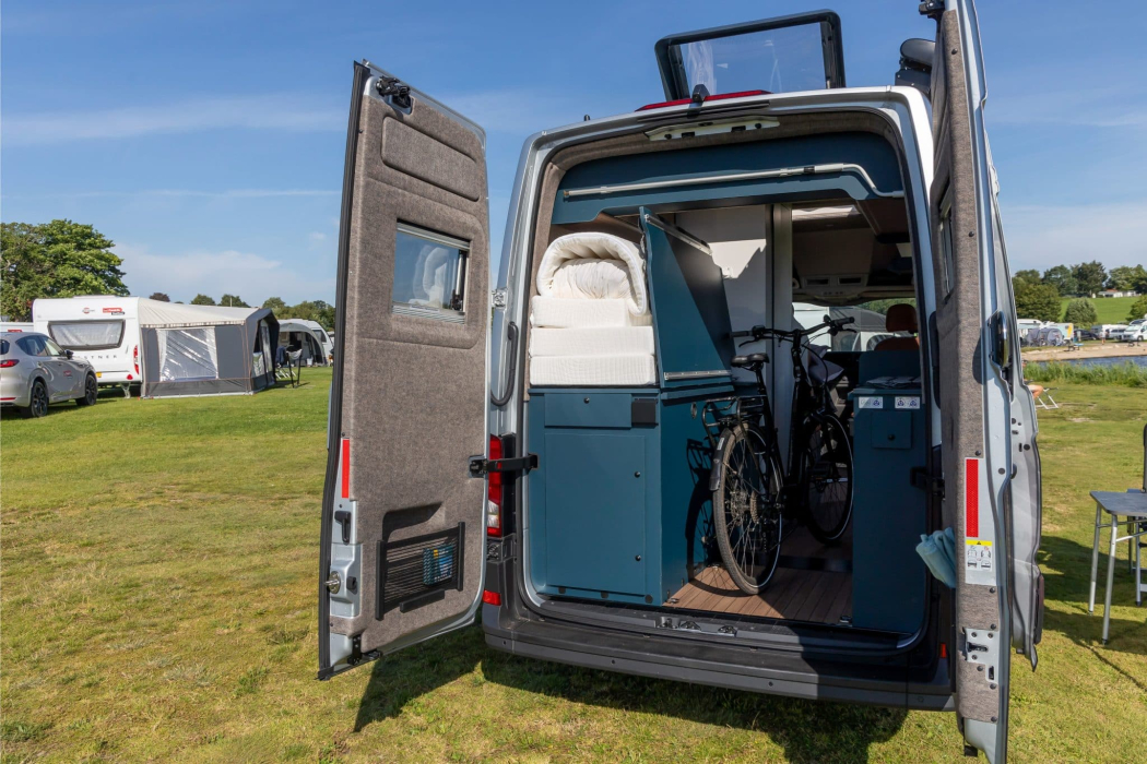 TestTour Denemarken_Eriba Car_achteraanzicht