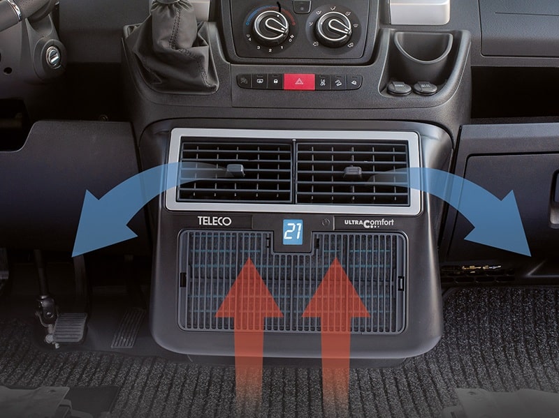 dashboard airco_ultra comfort