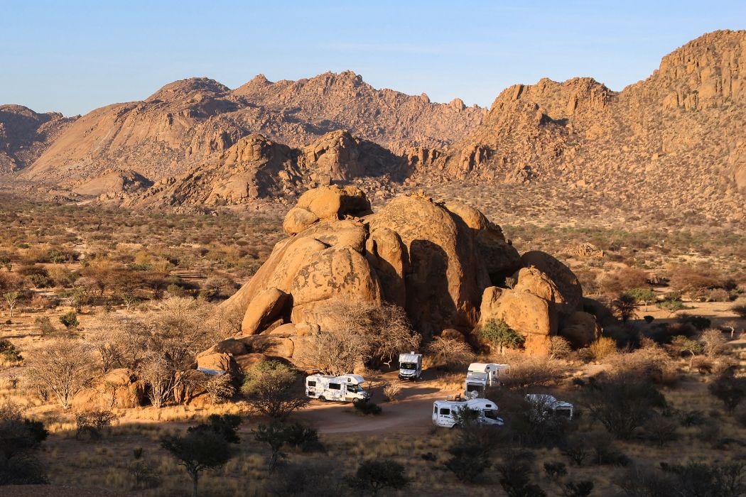 camperreis Namibië