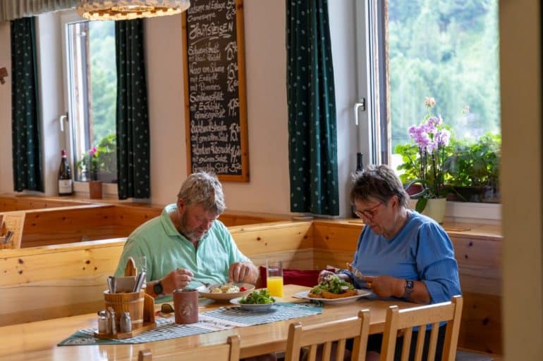 TestTour Steiermark_Menno en Kea_Winterleitenhütte