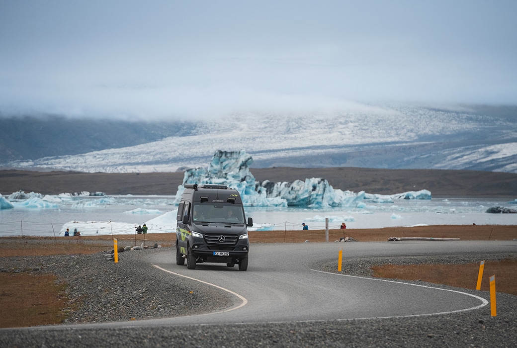 IJsland, camper, Hymer