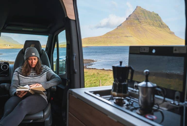 IJsland, camper, Hymer