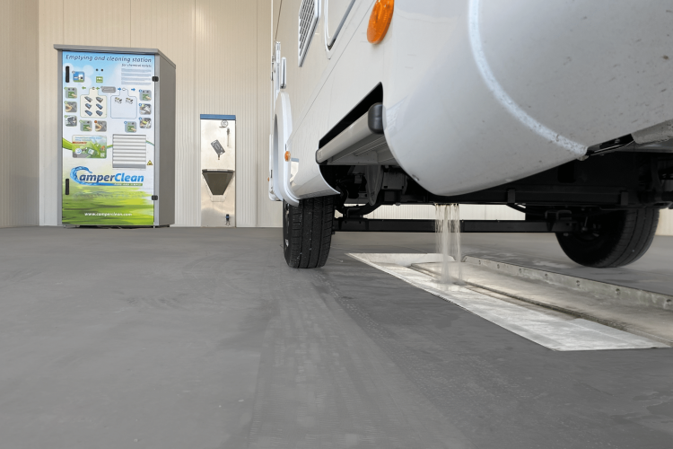 Grijswater en toilet cleanstation