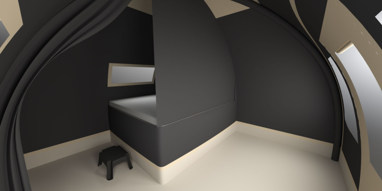 Karsten Tent op Wielen_interieur_bed