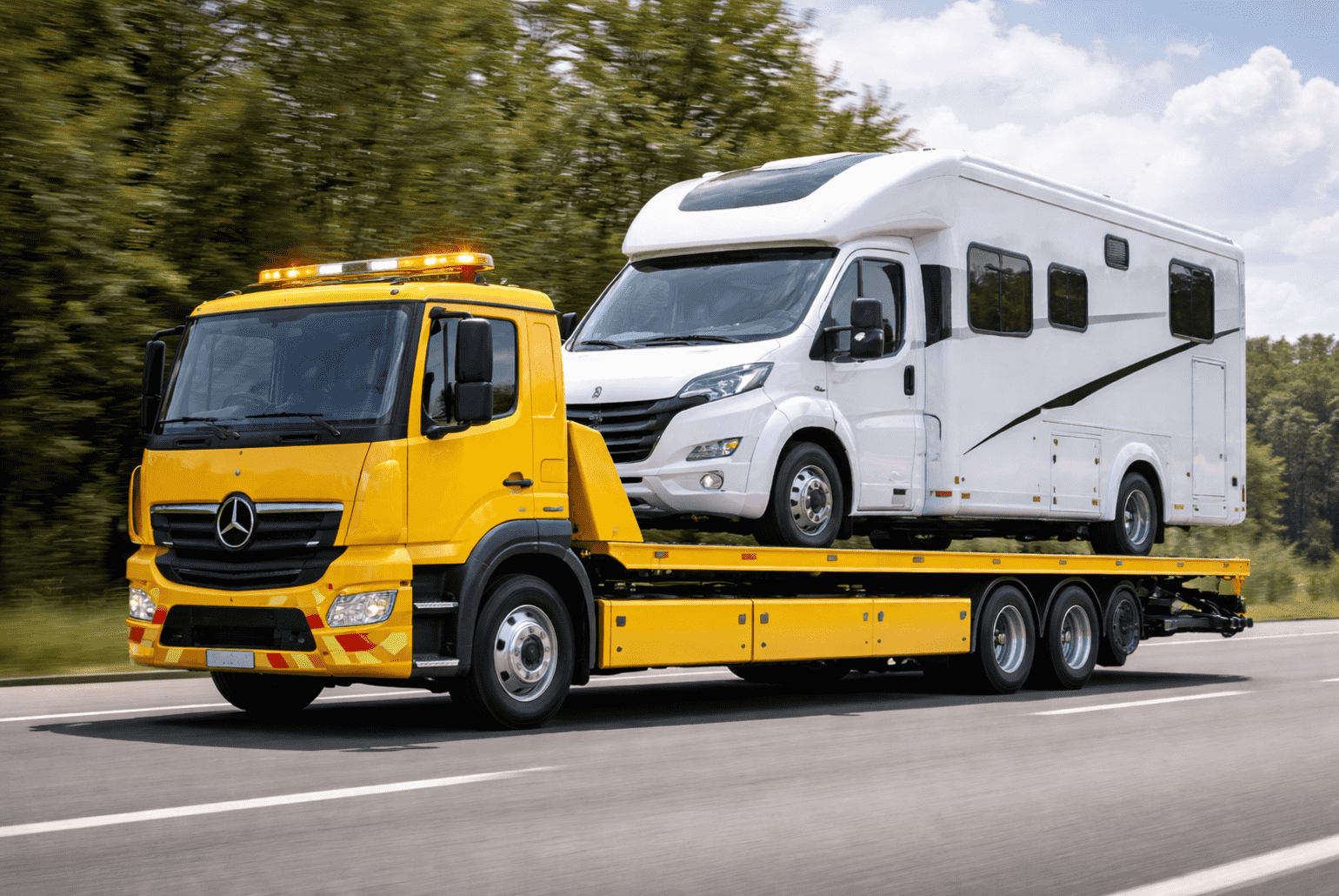 Pech onderweg met de camper