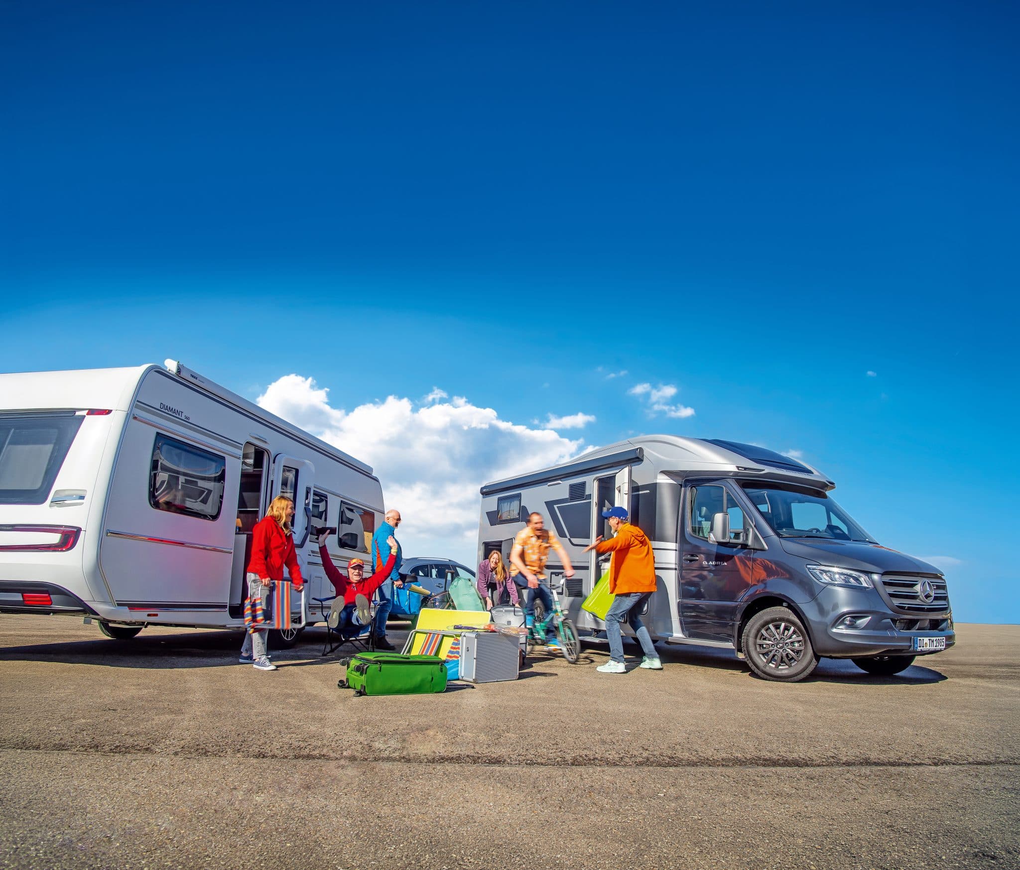 Camper en caravan vergelijking